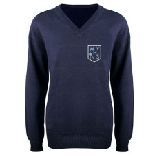 Westhoughton LOGO'D Unisex V Neck Jumper