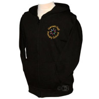 Garrett Hall PE Full Zip Sweatshirt Hoodie with Logo
