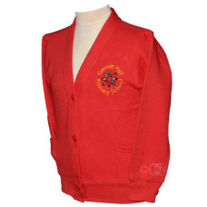 Garrett Hall School Cardigan with Logo