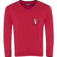 Holy Family V-Neck Sweatshirt with logo