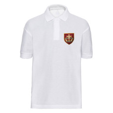 Sacred Heart School white Polo Shirt with Logo