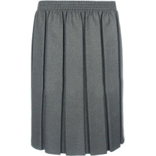 All Round Pleat Skirt - GREY