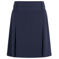 4 Button - 2 Pleat Skirt - NAVY