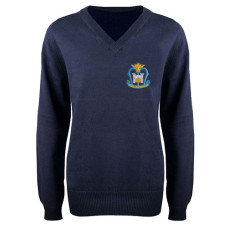 St Marys LOGO'D Unisex V Neck Jumper