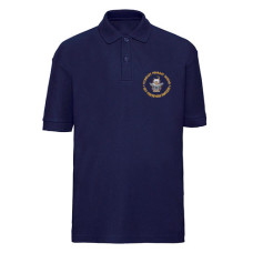 Tyldesley Primary Navy Polo Shirt with Logo