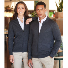 H718 - Unisex Zip Through Cardigan