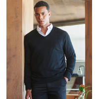 H760 - Henbury Acrylic V Neck Jumper