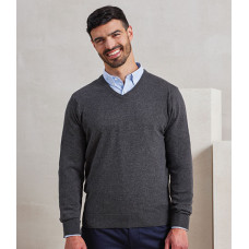 PR694 - Premier Knitted Cotton Acrylic V Neck Jumper