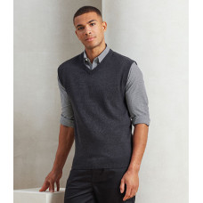 PR699 - Premier Knitted Sleeveless Cotton Acrylic V Neck Jumper