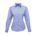 PR300 - Premier Long Sleeve Ladies Poplin Blouse