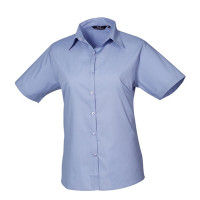 PR302 - Premier Short Sleeve Ladies Poplin Blouse