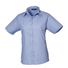 PR302 - Premier Short Sleeve Ladies Poplin Blouse
