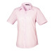 PR302 - Premier Short Sleeve Ladies Poplin Blouse