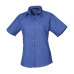 PR302 - Premier Short Sleeve Ladies Poplin Blouse
