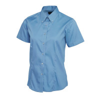 UC704 - Uneek Ladies Pinpoint Oxford Short Sleeve Shirt