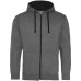 JH053 - AWD Just Hoods Zipped Varsity Hoodie