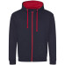 JH053 - AWD Just Hoods Zipped Varsity Hoodie